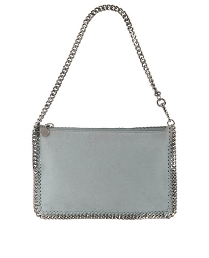 Falabella Shoulder Bag, £180, Handbags, Blue, Brass, Front view